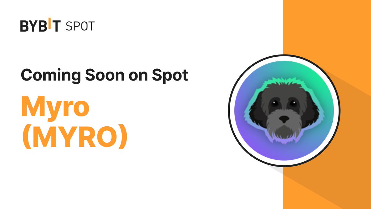 🌟 Breaking News: The $MYRO Token Splash is Here! 🚀 #Bybit is soon  launching the $MYRO token with a generous prize pool of 800,000 $MYRO on  #BybitSpot with @MyroSOL Stay with us