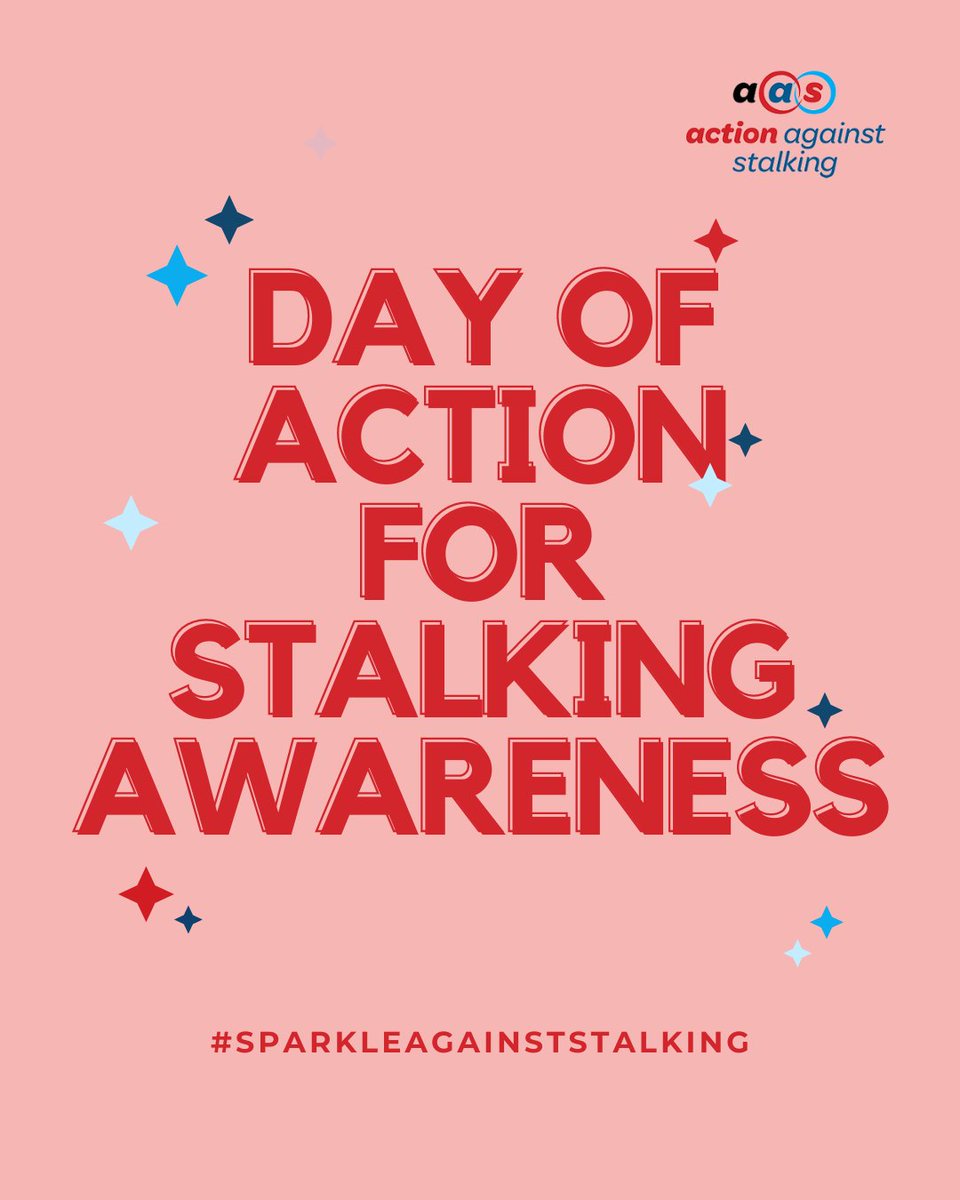 Sparkle to spark a dialogue about stalking! Learn more @followuslegally #SparkleAgainstStalking #NSAM2024 #NSAMDayofAction
