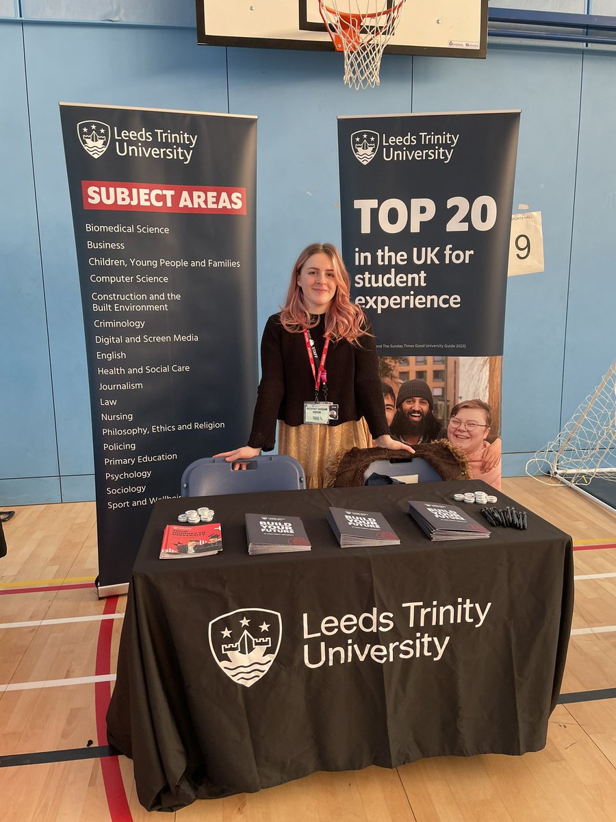 Our Schools and Colleges Engagement Assistant, Anna, is kicking off the new year with a careers fair at @BeckfootOakbank. Come say hi, or if you’re interested in working with us click the link in our bio! 👋