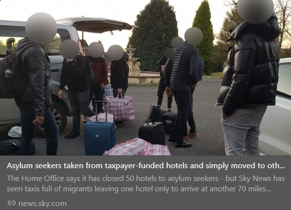 Asylum seekers being moved out of taxpayer-funded hotels are simply being moved to other hotels still paid for by the Home Office.

#uk #invasion #asylumhotels

news.sky.com/story/how-asyl…