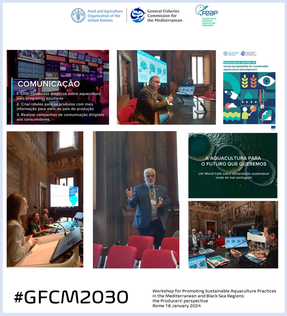 🗺️On the road to #GFCM2030 objectives, important steps are:  talking to #people &amp; not only to #customers, investing in #transparency &amp; time bridging distance between NGOs &amp; farmers, balancing competition between #aquaculture companies with mutually beneficial collective action.