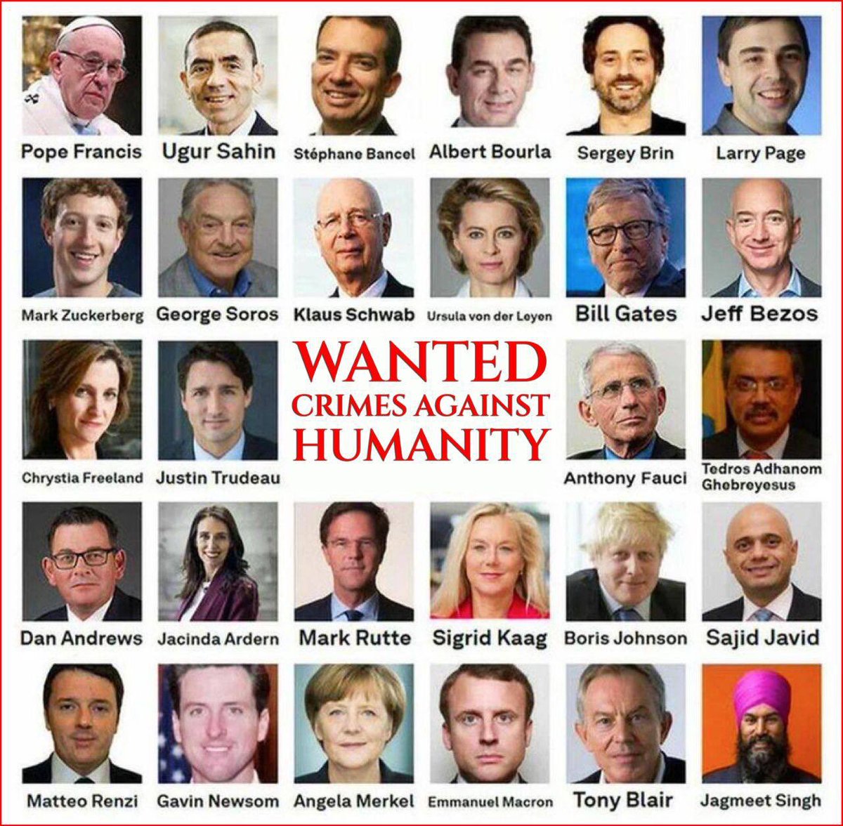 Kaatje21126's tweet image. 👿👿👿 👆👆👆
“Gezocht voor misdaden tegen de mensheid”

❤️Het delen van mijn kanaal wordt ontzettend
#gewaardeerd.
t.me/ScarletFrancin…