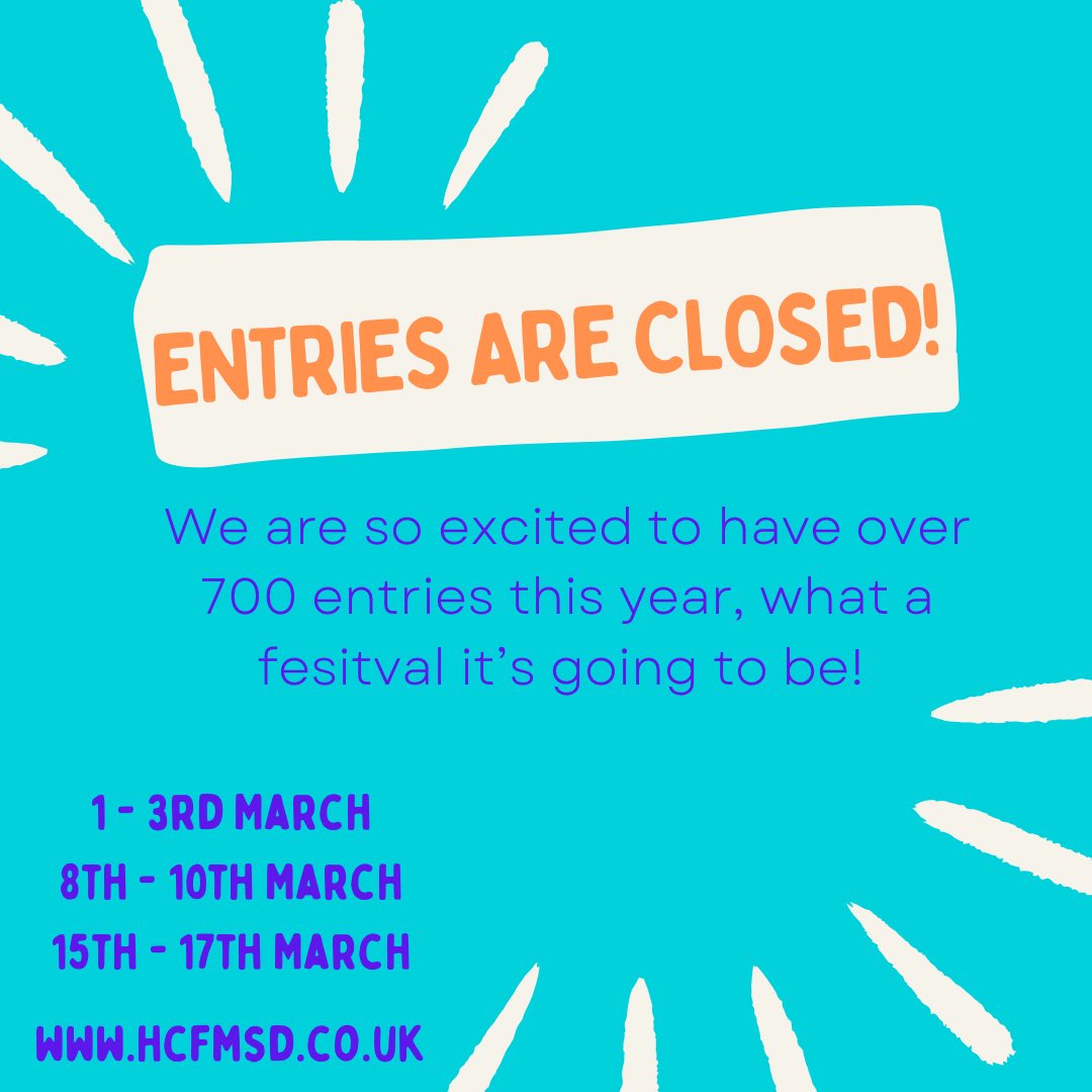 hcf4msd's tweet image. Our entries are now closed, what a festival it’s going to be this year! We still have spaces for volunteers, do you know anyone who wants to meet new people? You get to watch music and drama for free! Get in touch! #hcfmsd #harrogatevolunteering #musicfestival