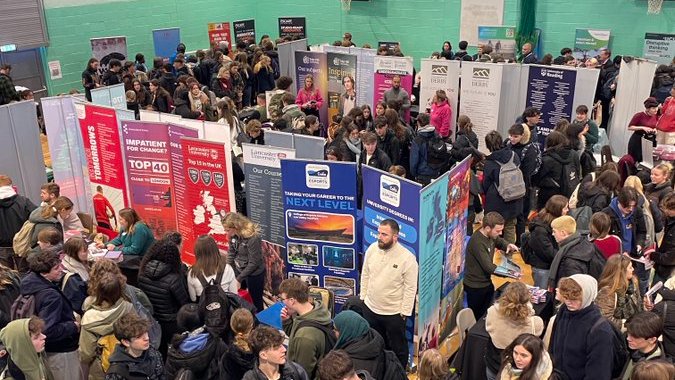 Our biggest ever Futures Fair 2024 is up and running. Over 120 exhibitors from a huge range of organisations all there to give advice and opportunities to our students. Something for everyone, come and check it out