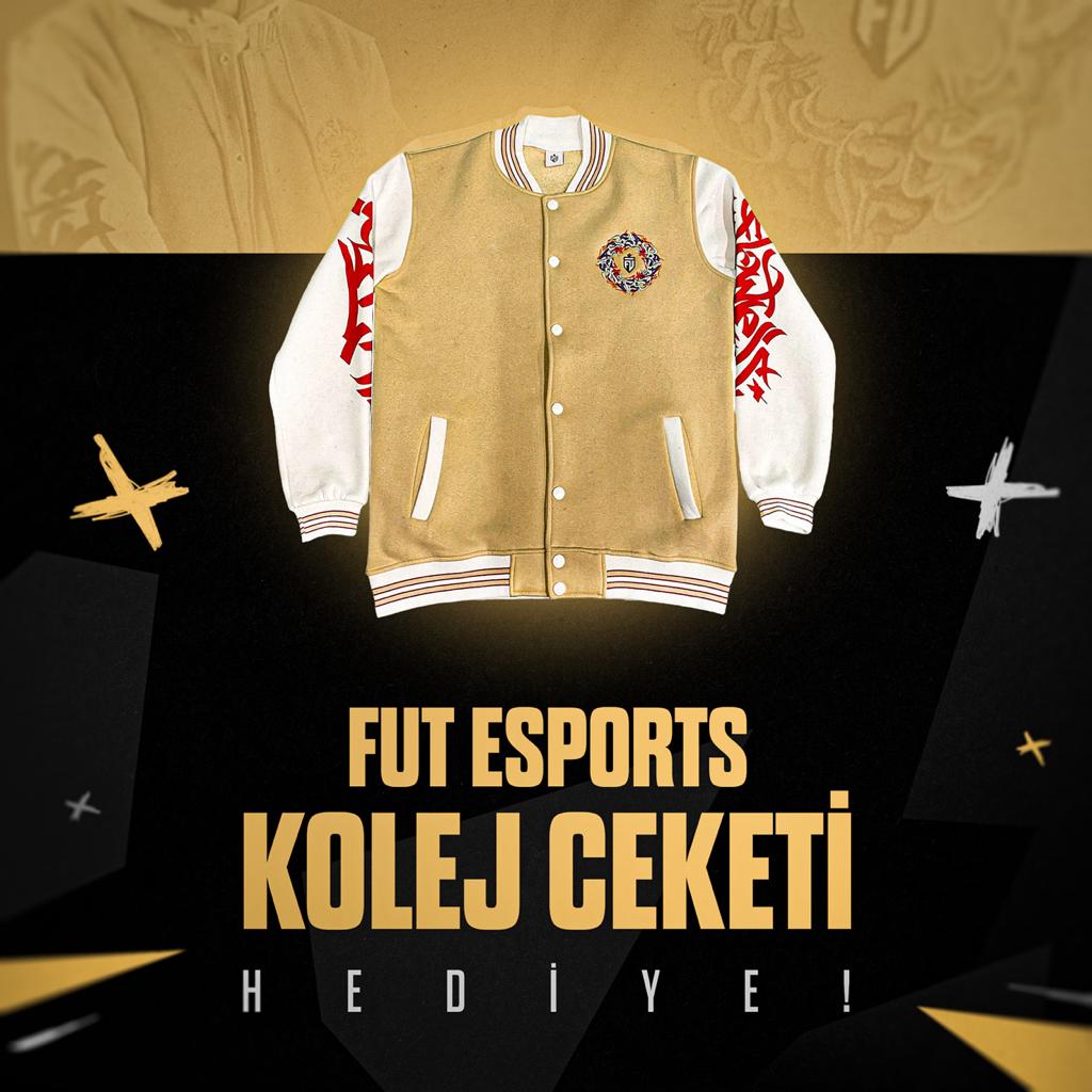 1 x 2024 Fut Kolej Ceketi
‼️ Beni ve <a href="/FUTesportsgg/">FUT Esports</a> 'yi takip edin
‼️ Postu beğenerek ve RT'leyerek çekilişe katılabilirsiniz
25 Ocakta çekiliş sonuçlanır. 
Bol şans 🥰