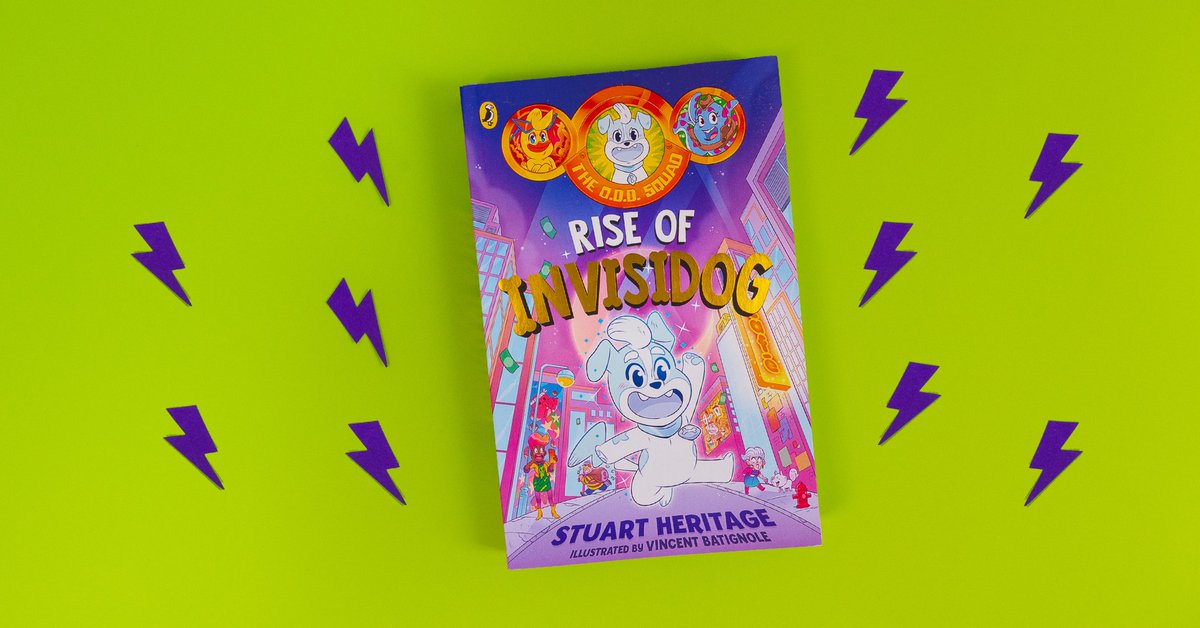 Happy publication day to THE O.D.D. SQUAD: RISE OF INVISIDOG by @stuheritage, illustrated by @vbatignole! 'Great read, beautifully illustrated.' ― Joe Brumm, creator of Bluey @PuffinBooks #StuartHeritage #VincentBatignole #THEODDSQUAD #RISEOFINVISIDOG parrotstreet.com/products/the-o…