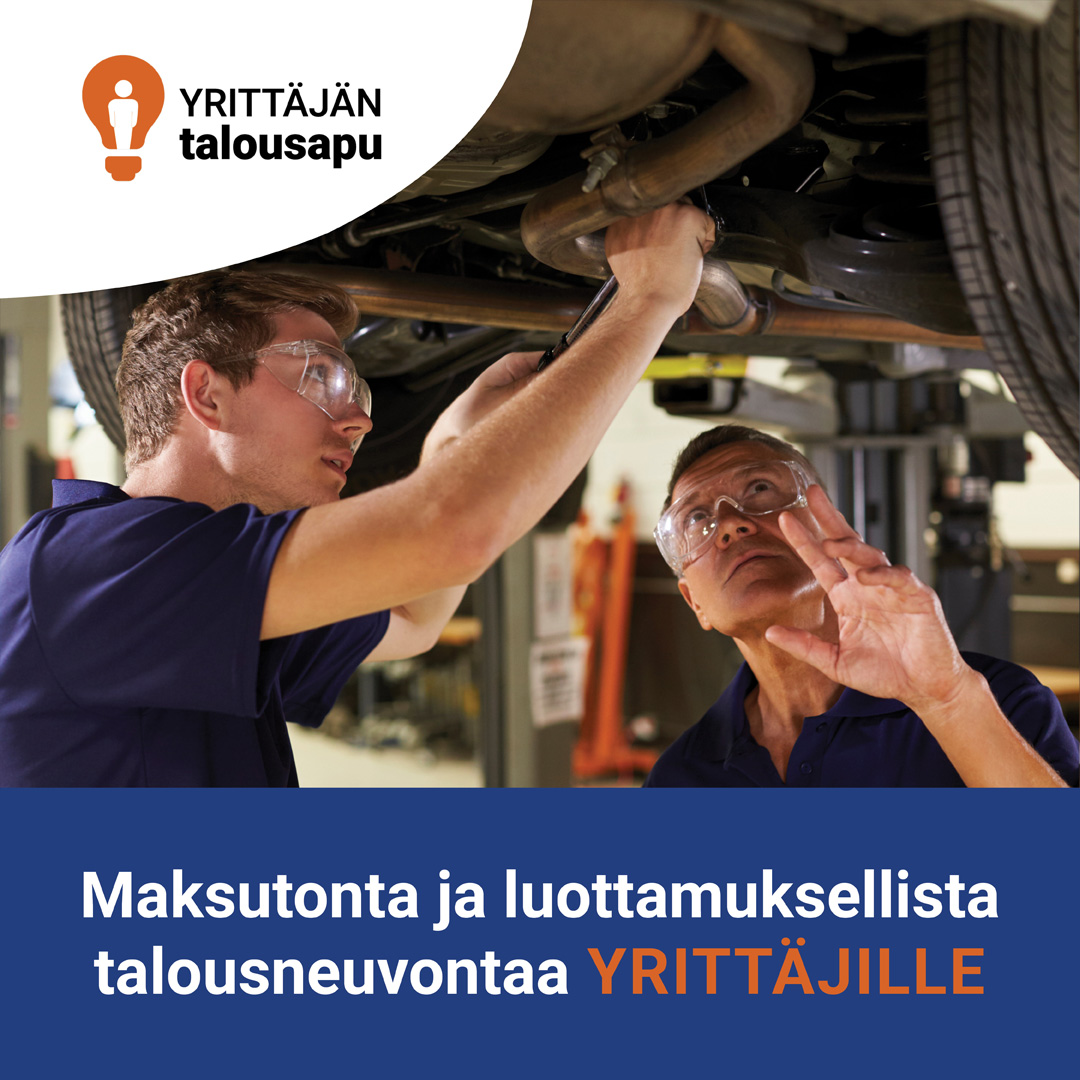 Yrittäjän talousapu -neuvontapalvelu palvelee:
📞suomeksi ma–pe klo 9–16.15 numerossa 0295 024 880 (pvm/mpm)
📞på svenska to kl 9–16.15 tfn 0295 024 881
📞In English Mon.–Fri. 9–16.15 tel. 0295 024 882

#yrittäjyys #yrittäjä