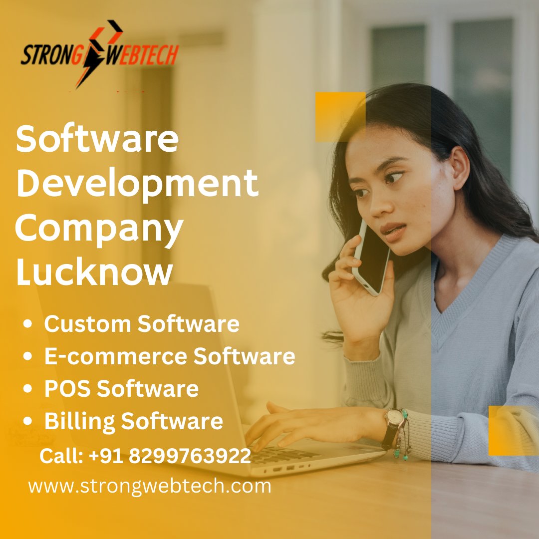 StrongWebtech's tweet image. 🚀 **New Heights in Software Development!** 🚀

🌟 **Greetings, Tech Enthusiasts!**

✅ **Custom Software Solutions** 

✅ **Agile and Adaptive**

#TechInLucknow #SoftwareSolutions #DigitalTransformation #strongwebtech
#customsoftware #ecommerce #POS #billing #SoftwareEngineering