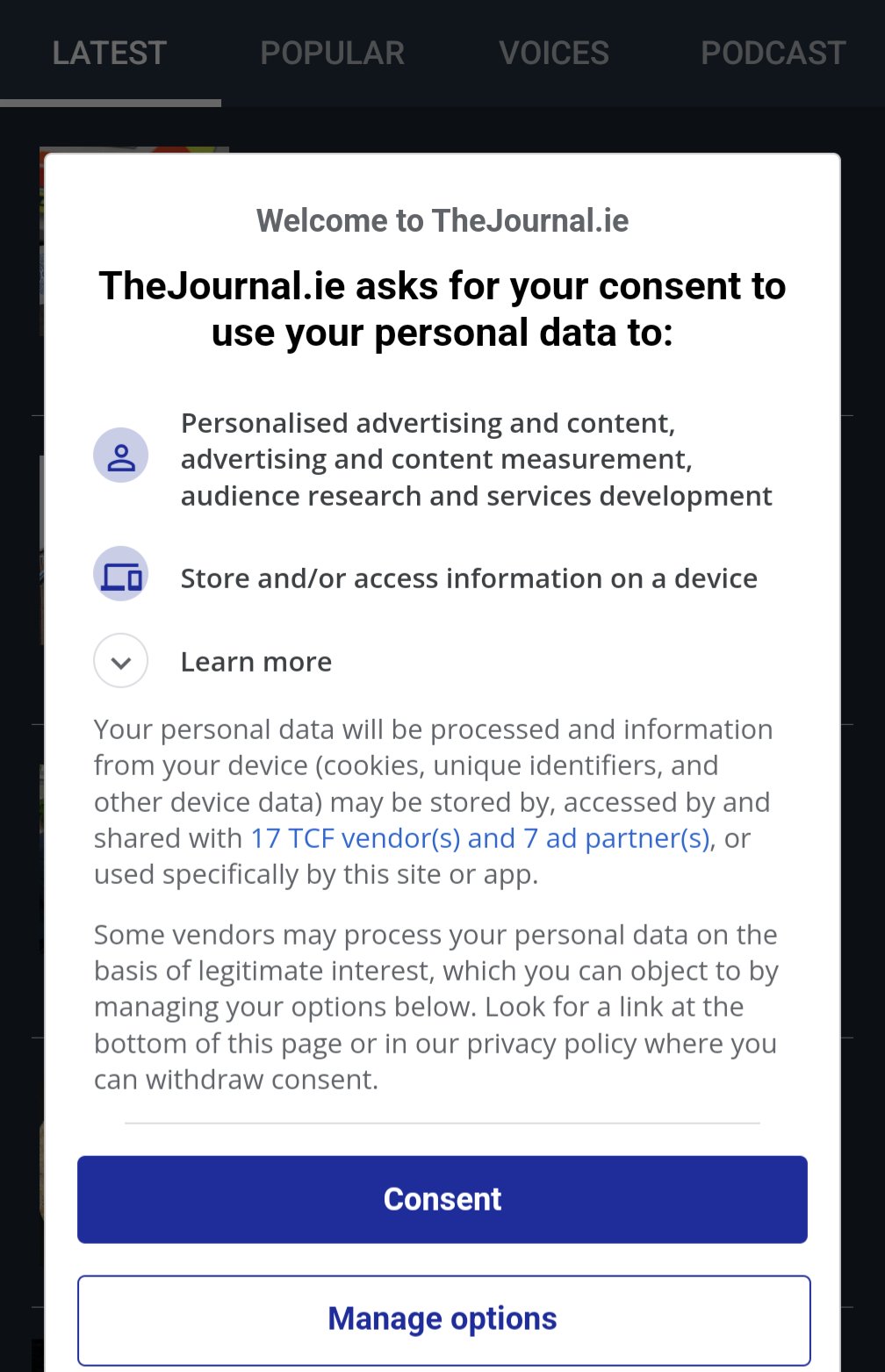 Jim O Brien Tech 👨‍💻techbuzzireland.com on X: &ldquo;New notice when 