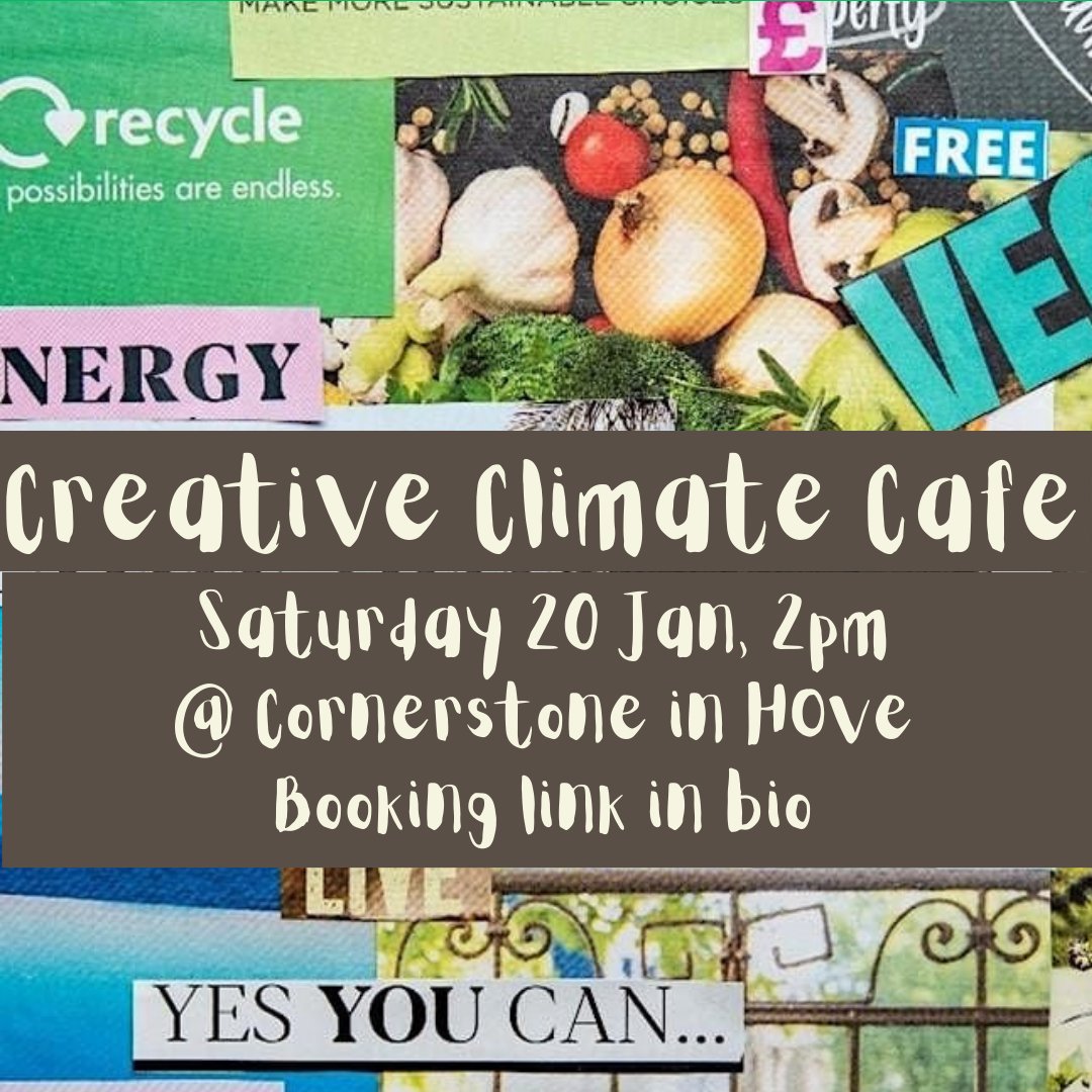 Join us to make some green intention vision boards for 2024! Free family-friendly Creative Climate Cafe at the Cornerstone in Hove. Booking via Eventbrite! eventbrite.co.uk/e/reconnect-cr… <a href="/parents4futureG/">ParentsForFuture Global</a> <a href="/ONCA_Arts/">O N C A</a> <a href="/RampionVC/">Rampion Visitor Centre</a> <a href="/BHGreenCllrs/">Brighton & Hove Green Councillors</a> <a href="/BrightGrPenguin/">Bright Green Penguin C.I.C.</a> <a href="/latestbrighton/">Latest Brighton</a> <a href="/commworks_org/">Community Works</a>