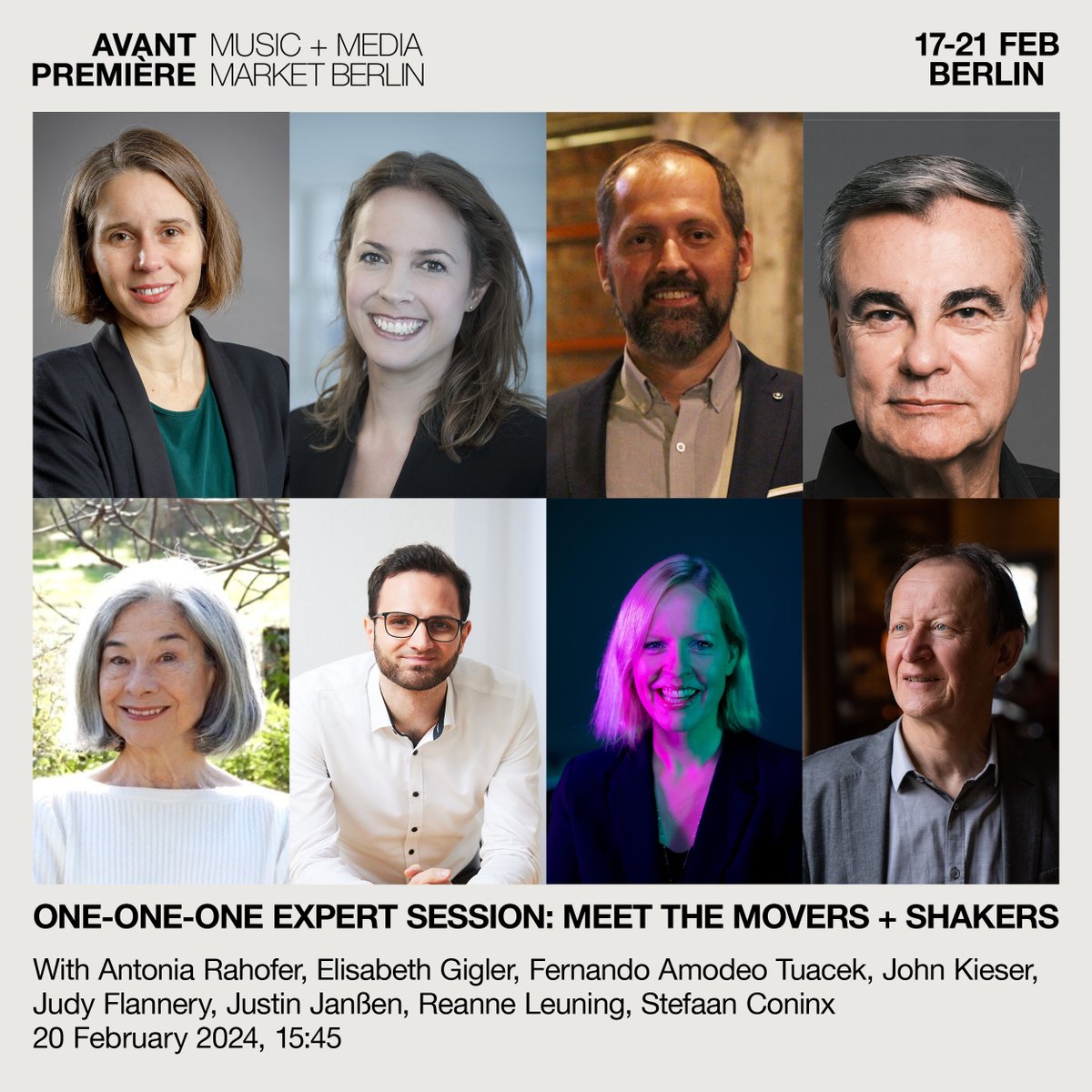 One-on-One Expert Sessions: book your slot now and meet senior executives from major broadcasting companies + leading figures in the music film industry + present your projects + ideas. 

🔗 Reservations 'Meet the Movers &amp; Shakers': bit.ly/ap24-meet-the-…
📅 20 Feb, 15:45

#AP24