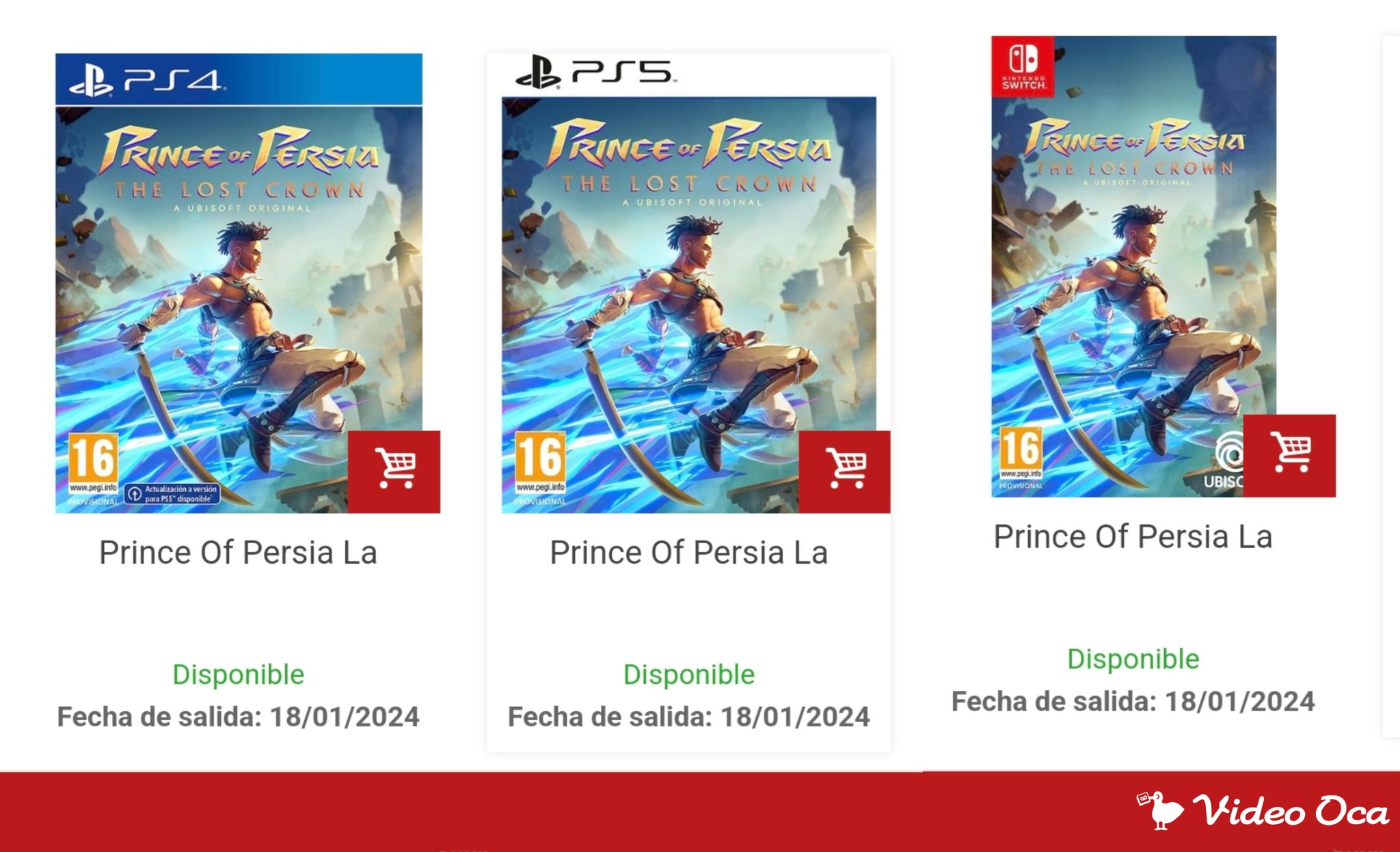 Prince Of Persia La Corona Perdida Ps5