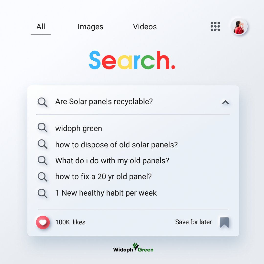 Yes, solar panels are 100% recyclable. When your panels reach the end of their lifespan, we ensure they're recycled responsibly, reducing waste and preserving our planet for future generations. ☀️🌍 #Australia #solaraustralia #greenaustralia #solarpanelsaustralia #WidophGreen