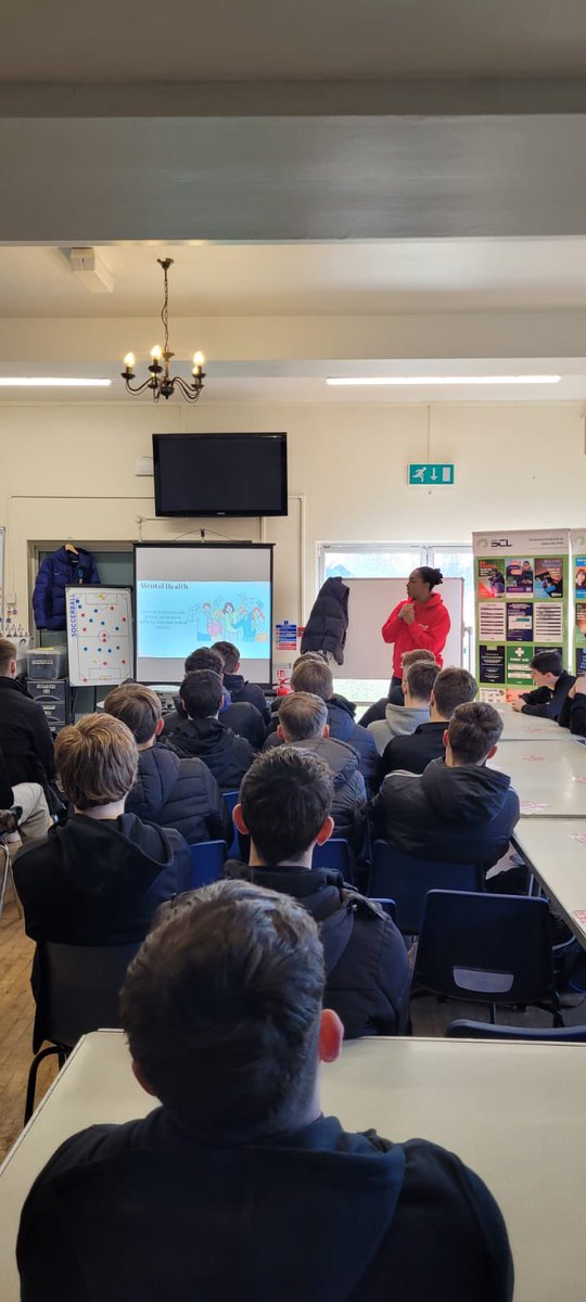 PulsePremier's tweet photo. Today we had a tutorial from the @TheLRFoundation who gave an extremely informative and helpful talk on mental health.
The aim is to raise awareness of the signs of poor mental health and provide vital services to those in need of support @scleducation #pulsefamily https://t.co/Ih6Dy7aT90