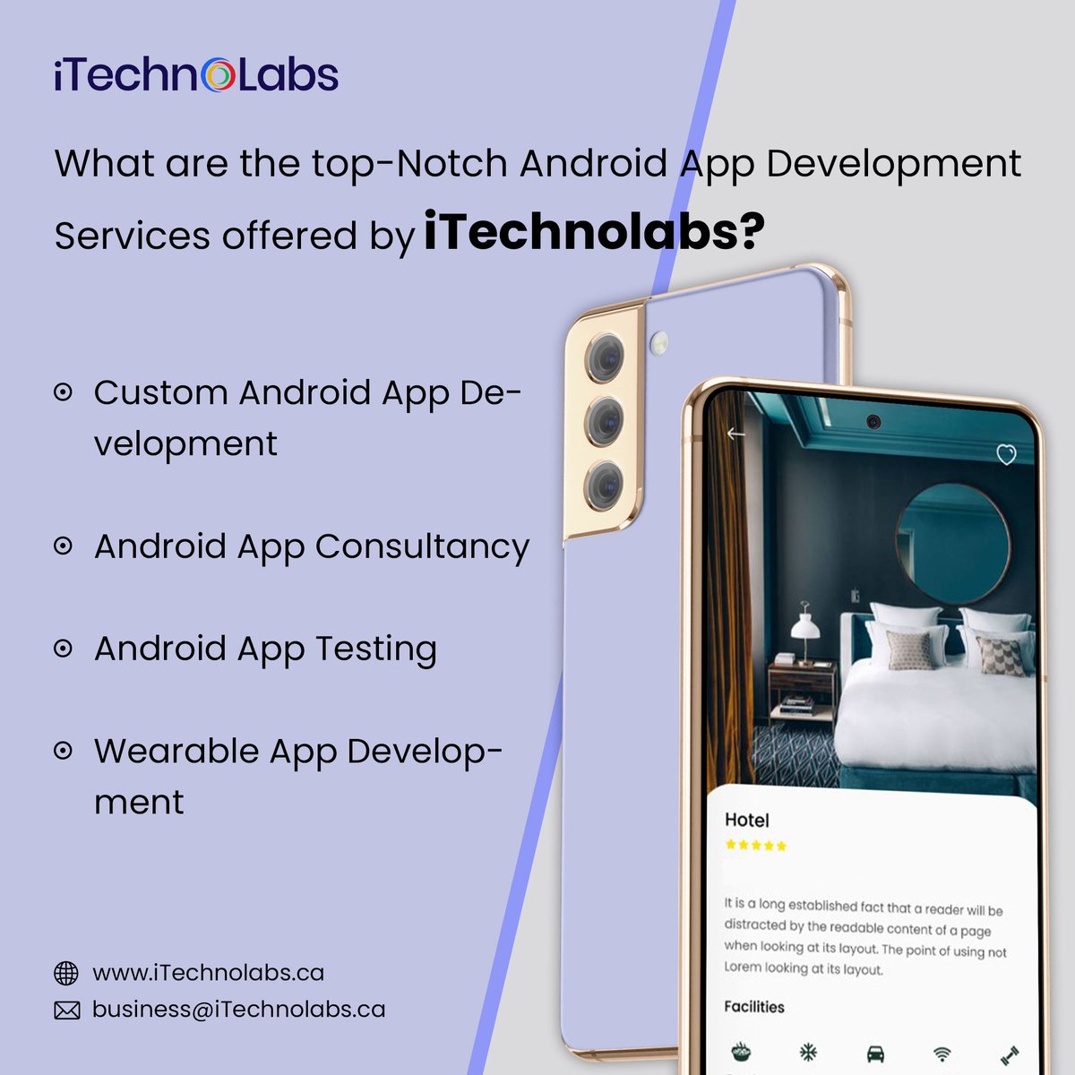 itechnolabsca's tweet image. Grab our sophisticated and streamlined android application development services.
#itechnolabs #thursdayfact #androidappdevelopment #appdevelopment