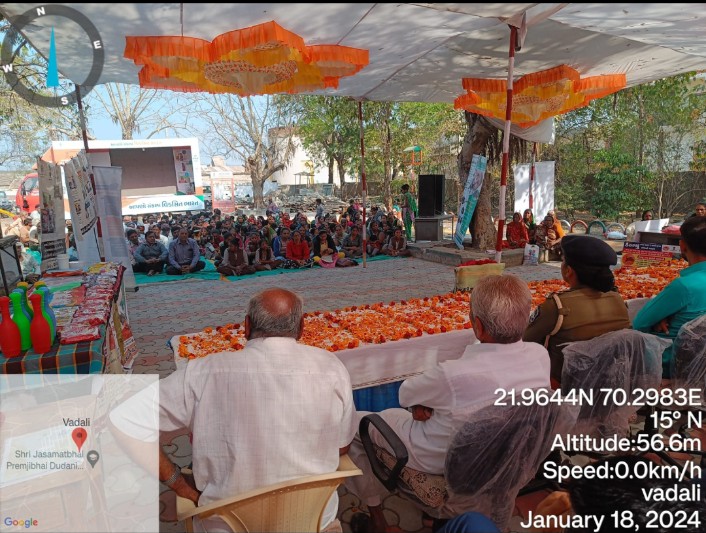 #ViksitBharatSankalpYatra ઉપલેટા તાલુકાના વડાળી ગામે કાર્યક્રમ યોજાયો લોકો દ્વારા સરકારશ્રીની વિવિધ યોજનાઓની ફિલ્મ નિહાળી અને આરોગ્ય તપાસણી પશુપાલન સારવાર જેવા કેમ્પ યોજવામાં આવ્યા
<a href="/PMOIndia/">PMO India</a>
<a href="/CMOGuj/">CMO Gujarat</a>
<a href="/monakhandhar/">Mona Khandhar IAS</a>
<a href="/GujDCoffice/">Guj DCoffice</a>
<a href="/VBSY_Gujarat/">Viksit Bharat Sankalp Yatra</a> <a href="/DDORAJKOT1/">District Panchayat Rajkot</a> <a href="/JamkandornaTdo/">Jamkandorna TDO</a>