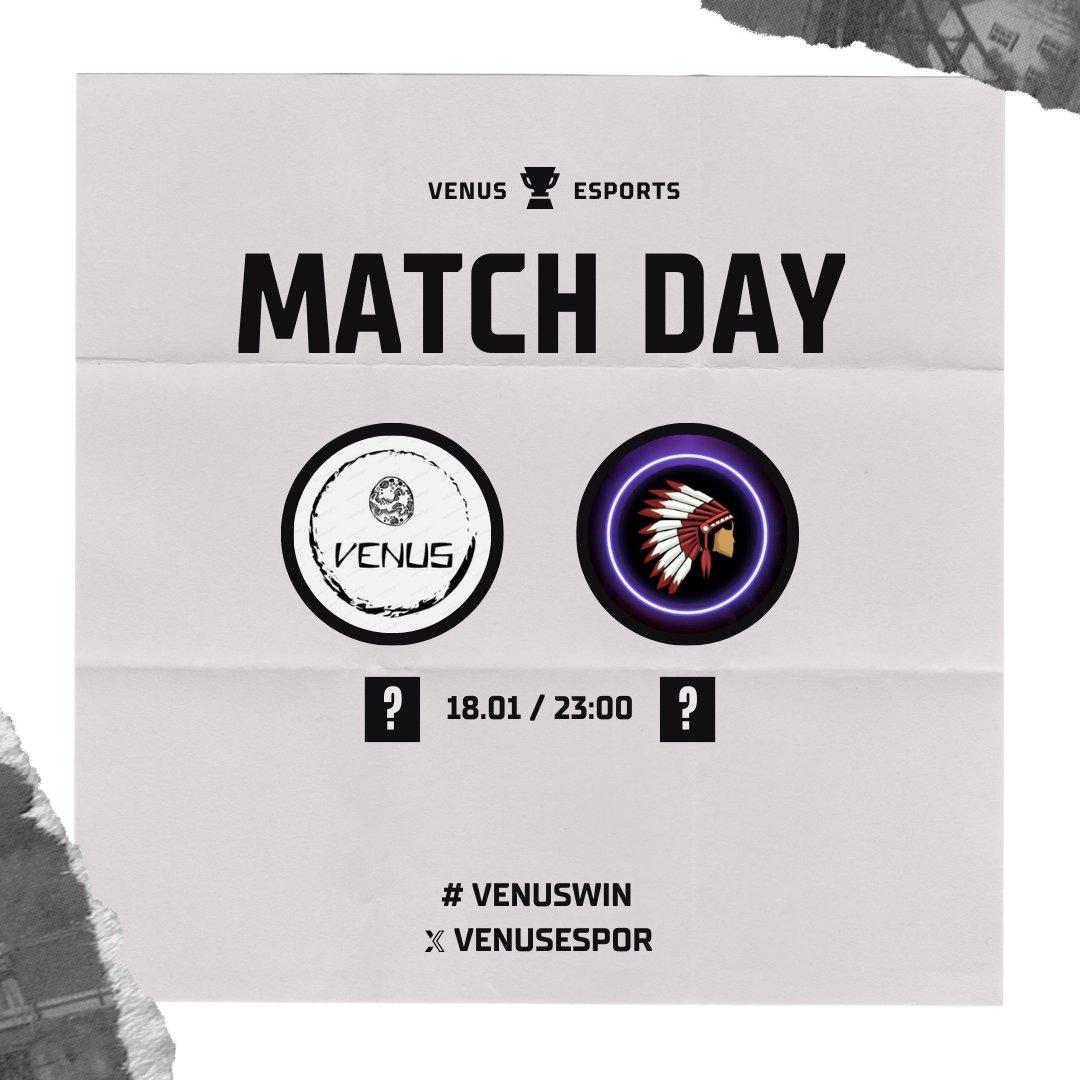 Bugün ilk maçımıza çıkıyoruz!🔥<a href="/Thallnoss/">Alphan Yiğit</a> ömrü yetmeyecek diye korkmuştuk. Şimdilik yaşıyor sıkıntı yok 🫡
TCL 2. Ligine Comanchero Gaming'e karşı başlıyoruz. 
23:00 / twitch.tv/venusespor
youtube.com/@Lolespor 
VS <a href="/comanchero_CG/">Comanchero Gaming</a> 
#VENSWIN