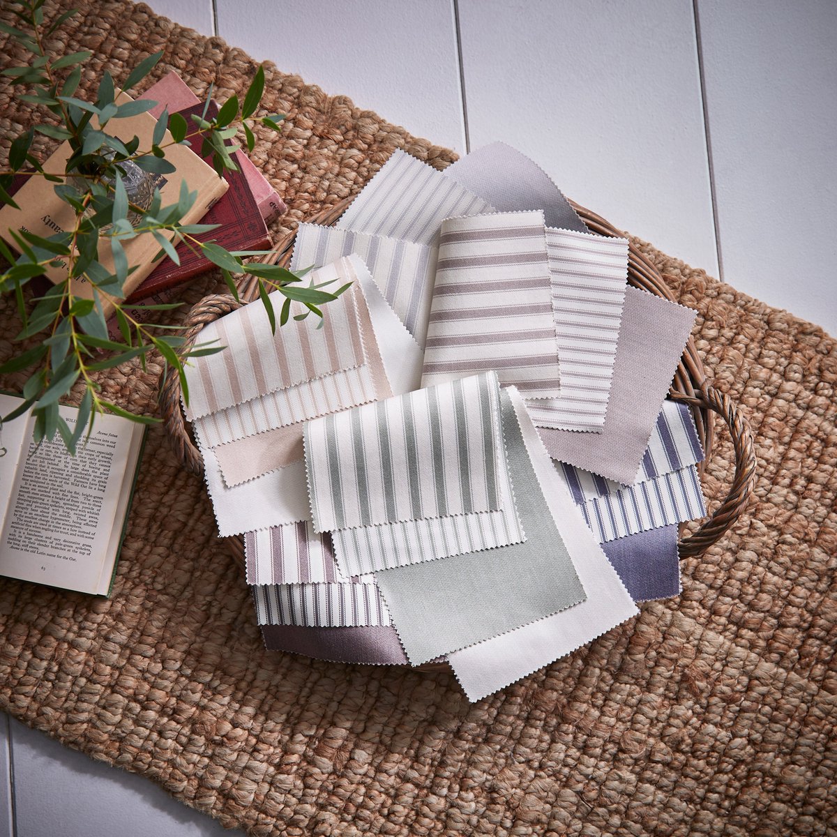 The Pembroke lining collection consisting of two classic printed stripes and a co-ordinating plain available in a timeless palette of colours. 

Did you know that blackout linings will not only keep the streetlights out but will also keep your room warmer during the winter.