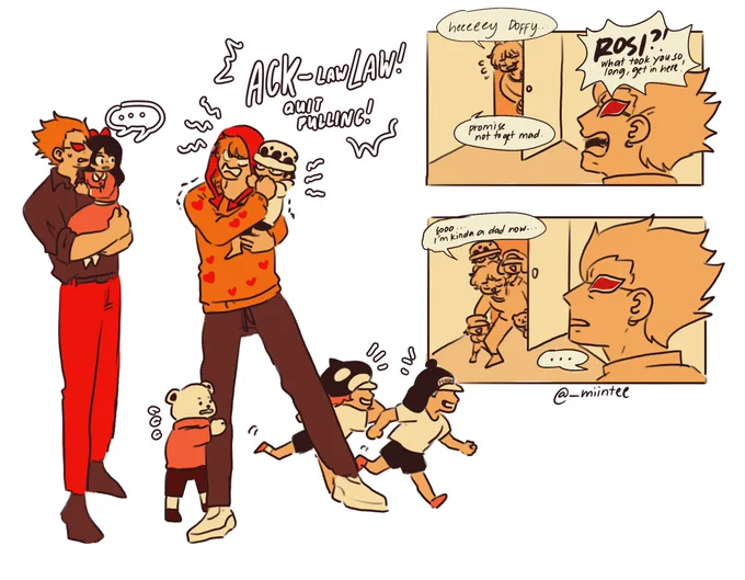 one piece / modern don quixote brothers being dads because i need this out of my system 