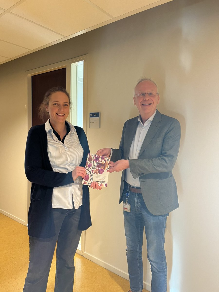 Milly vd Ploeg haar proefschrift is klaar🎉🎉 over wel/geen cholesterol behandeling bij ouderen @LUMC_Leiden @Jolandademooij