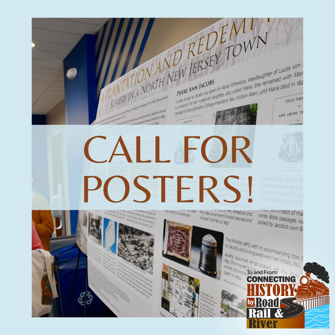 We’re accepting applications for poster sessions for the 2024 New Jersey History and Historic Preservation Conference! Submissions are due by Friday, March 1, 2024. For more information, click the link below. …fnjheritagedotorg.files.wordpress.com/2023/11/call-f…