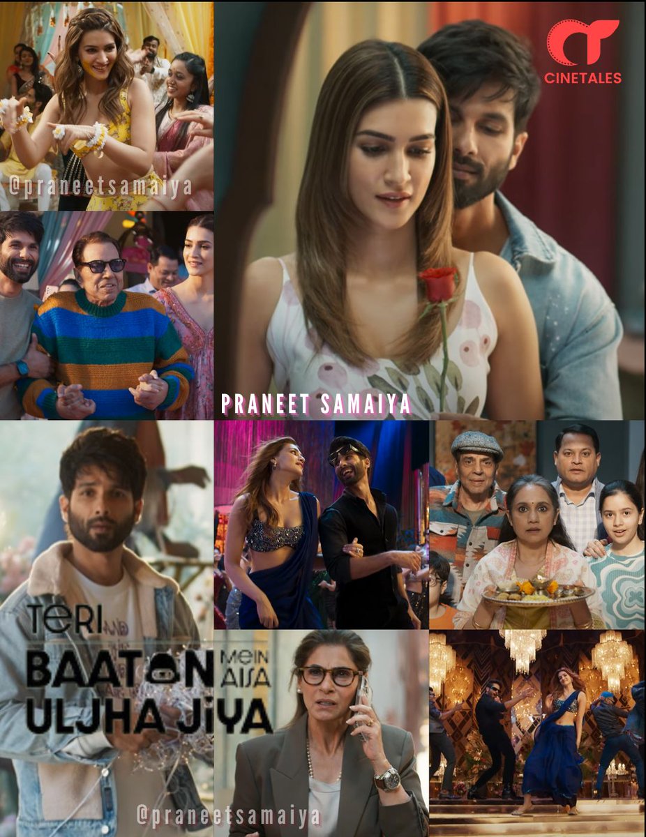 Maddock Films is known for its content #Stree, #HindiMedium, #LukaChuppi, #Mimi, #Dasvi, #ZHZB
Add another film, #TeriBaatonMeinAisaUljhaJiya in it 💥
Refreshing trailer, #ShahidKapoor & #KritiSanon chemistry is fantastic 👏
Releasing Feb 9, 2024 [#ValentinesDay weekend]
Your