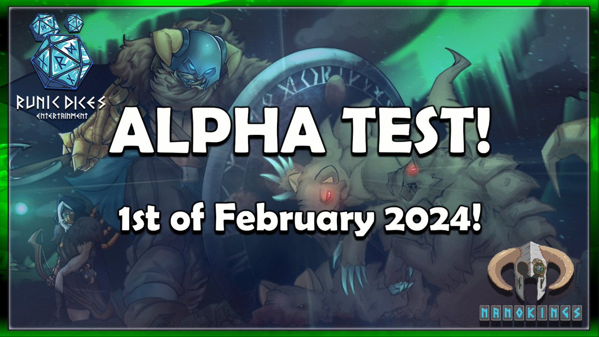 RunicDices's tweet image. Nanokings 4th alpha test is here! 👀 Come and test out our #indiegame! 🥳

Test out new features in our a #roguelite #rpg Bullet Hell Adventure #game! 💪🔥

To participate, please fill out the sign up form: 👉 forms.gle/tfmFfBRANDwpnC…

#gamedev #indiedev #gaming #vikings #alpha