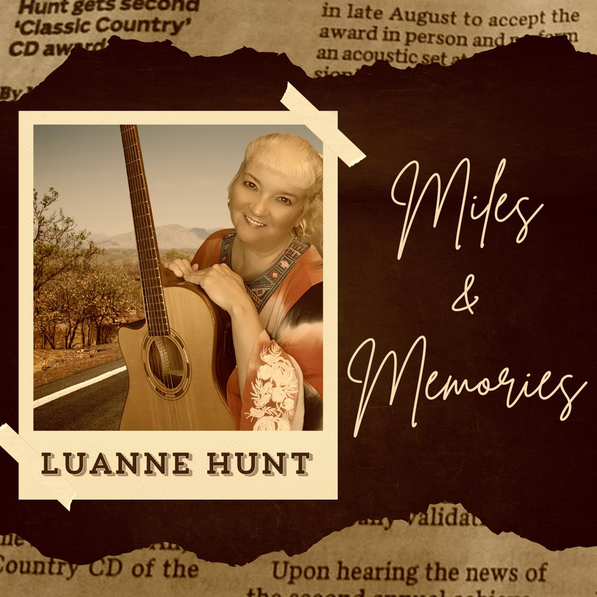 NEW ALBUM OUT NOW! 'With all of the music I’ve been hearing, and looking ahead into 2024 which is brimming with bands clamoring to be heard, Luanne Hunt stands out with her 24th studio album, “Miles & Memories.” Folk N' Rock Music Blog