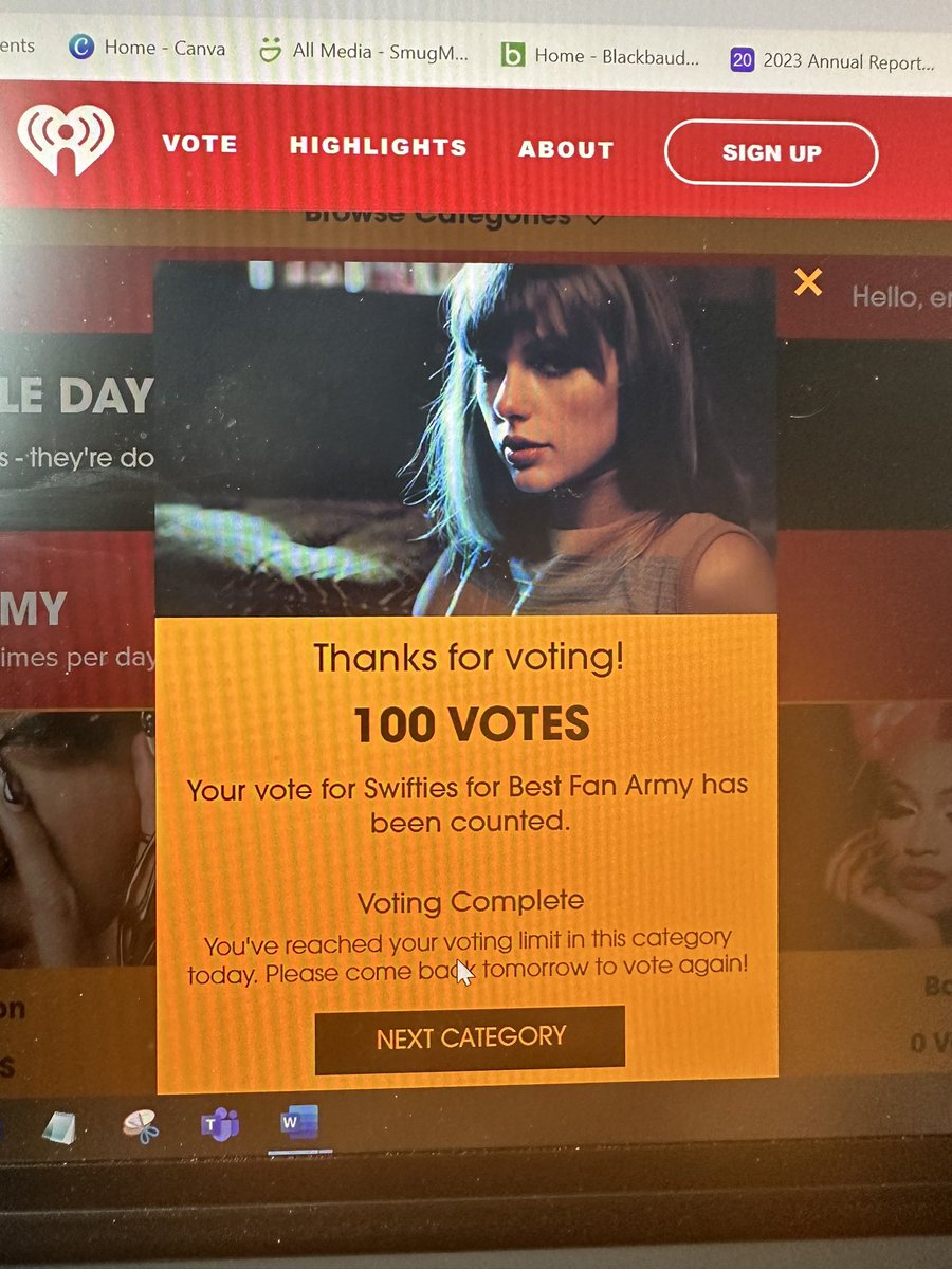 erincuo18's tweet image. Fighting in only Taylor Swifts army, front lines don’t you ignore me!!!! #iHeartAwards 🫶🏻