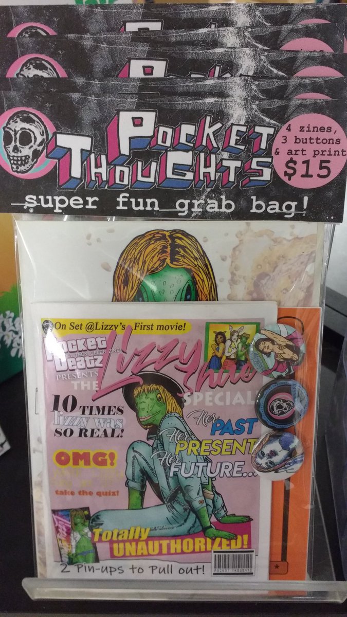 Shop local for local comics!
<a href="/ryanewing1980/">Pocket Thoughts Zines & Art</a>'s Pocket Thoughts grab bags are currently available at <a href="/kingstonnexus/">Kingston Nexus</a>!
4 zines, 3 buttons &amp; an art print for only $15!
#comics #ygk
