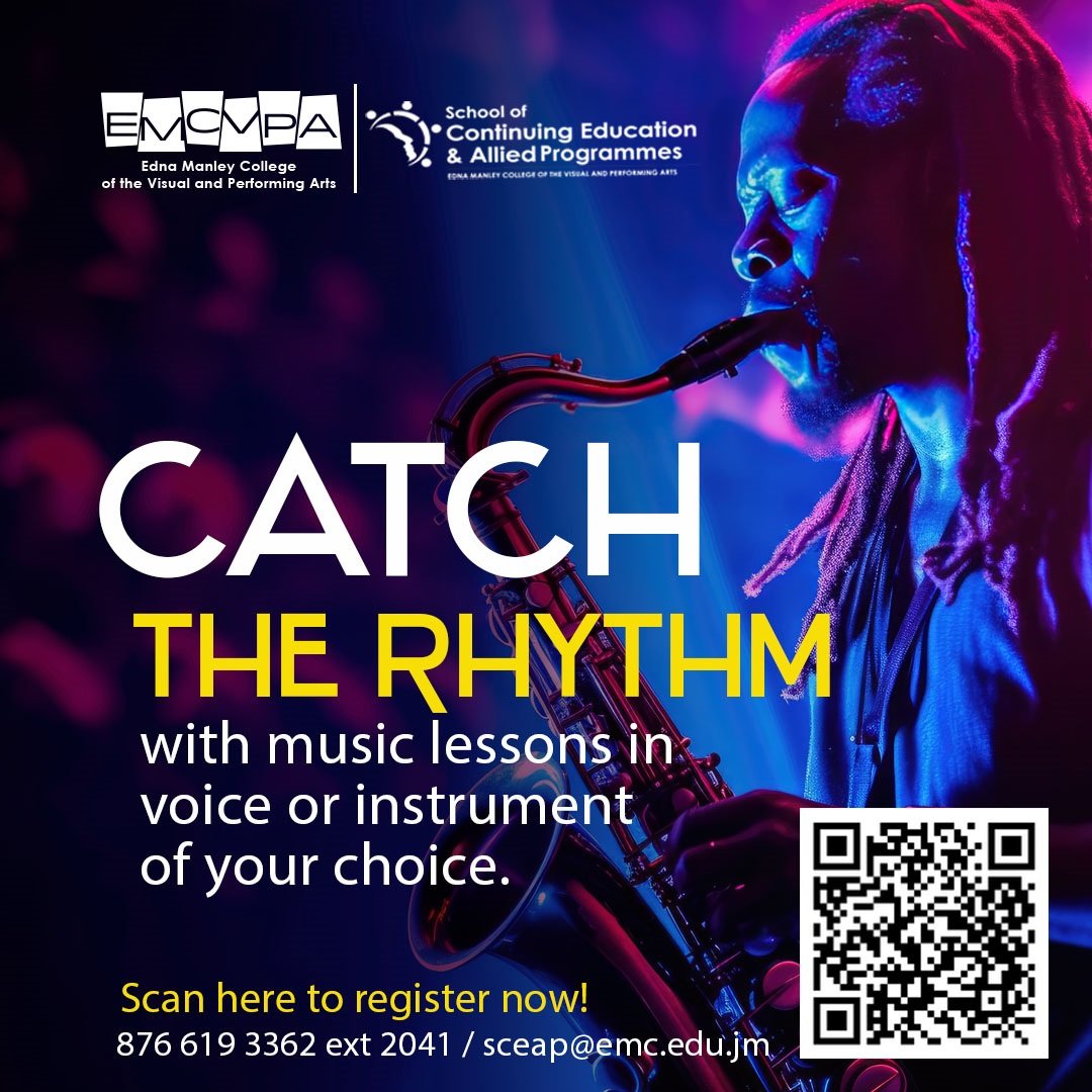 Explore a new skill or develop an existing one by signing up for a music short course at the #EMCVPA!  Visit emc.edu.jm to see our full list of leisure programmes today.