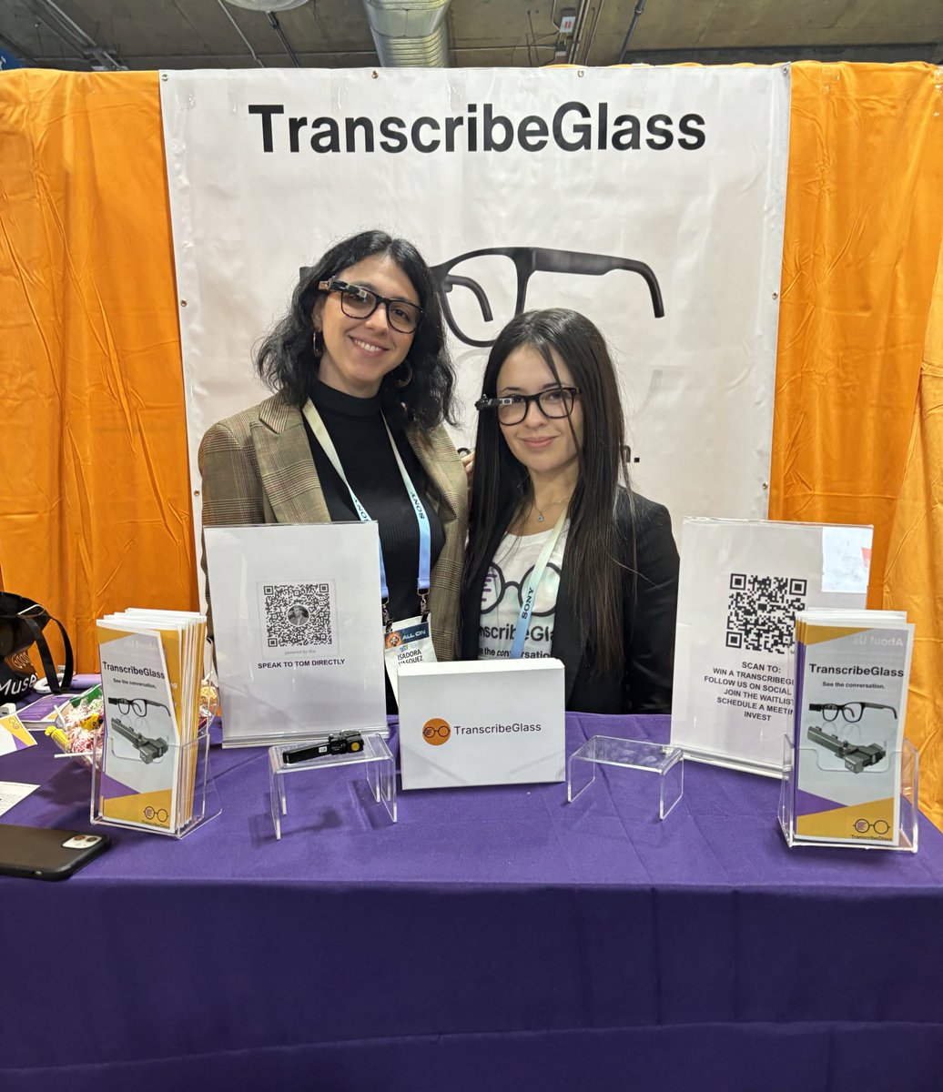 We’d like the extend our sincerest thanks to each and every one of you who stopped by at  #CES2024 and followed along on social media– your support means everything. This marks a huge milestone for TranscribeGlass, as it was our first year at the world’s largest tech conference.