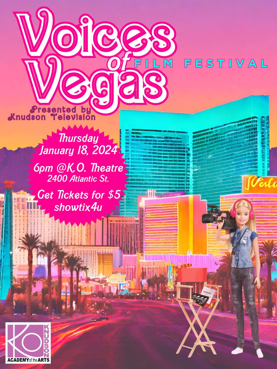Hey KO! Are you ready for a Film Festival? Our TV Production Students are! Join us tonight for our annual Voices of Vegas FIlm Festival 📽️💚. Tickets are available now on showtix4u.com/events/koarts #TVProduction #CCSDMagnet #ExperiencetheEncore #KOPride