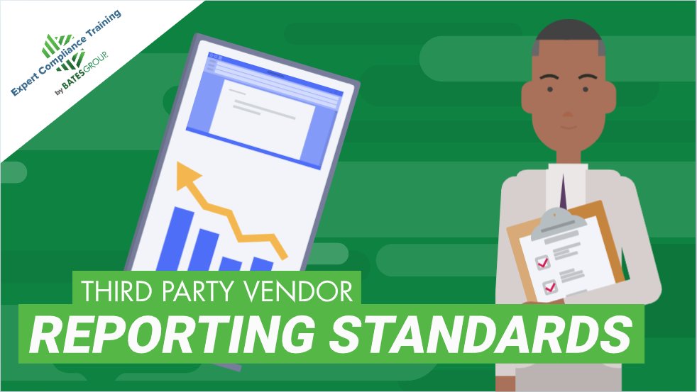 Prepaid card issuers must ensure that the third-party vendors they do business with meet certain reporting standards. Watch our quick video now on what's involved. And, to stay compliant, find out what Bates Compliance Training can do for your business. ow.ly/r6kR50QsbgI