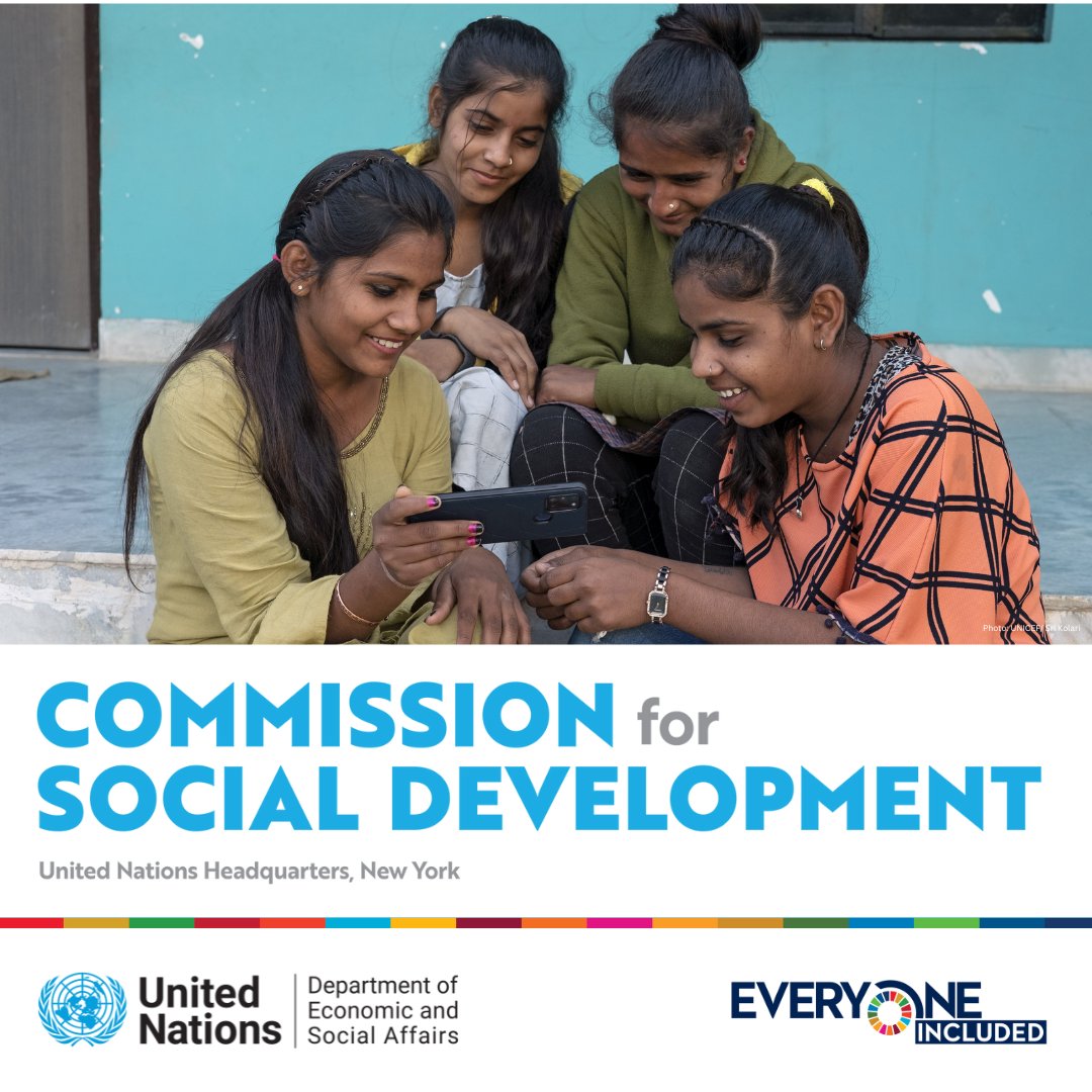 As more services become digital, we need to put in extra effort to ensure that #digitaltransformation is accessible to everyone. Find out more at the @UN #CSocD62 in NY: 🌐bit.ly/un-csocd62 🗓️5-14 February 📺webtv.un.org #EveryoneIncluded💙 #GlobalGoals