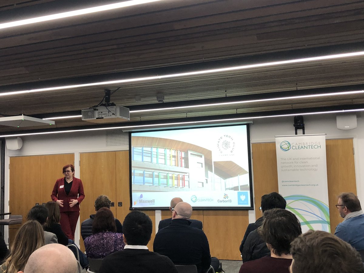 A warm welcome to all Climate Tech Club Cambridge members, meeting today at @Maxwell_Centre, from our Director for Partnership Development @AgaWabnig #innovation #togetherwecan #betterfuture #sustainable #ClimateCrisis #climatechange @eagle_labs @Carbon13_news @CamCleantech