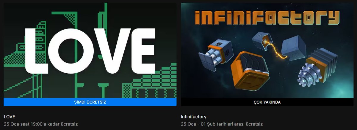 🆓 LOVE, Epic Games Store’da ücretsiz oldu. 📌 Haftaya ise Infinifactory ücretsiz olacak.