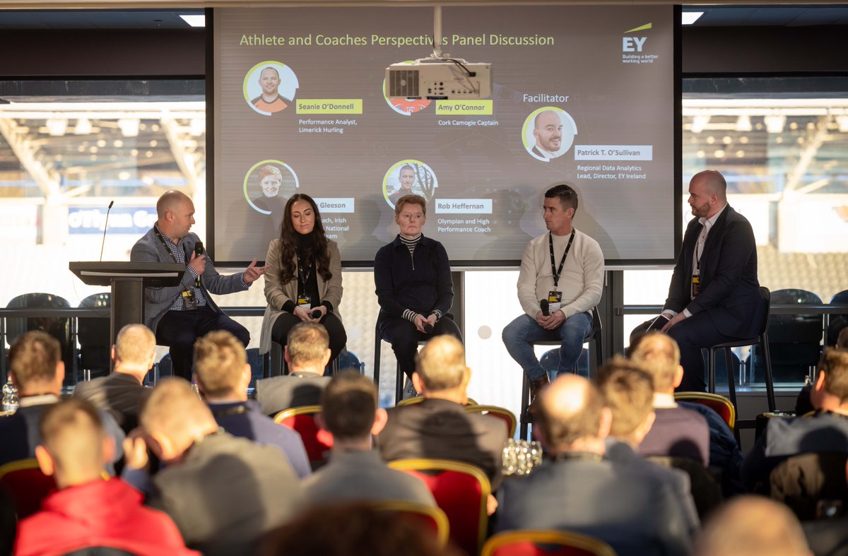 EY_Ireland's tweet photo. Today’s Game Changers event with EY in Cork explored the revolutionary role AI and Data Analytics have in sport and business.  

Learn more about EY’s AI services here - https://t.co/pL1cEZM00M https://t.co/rS2pdWThDI