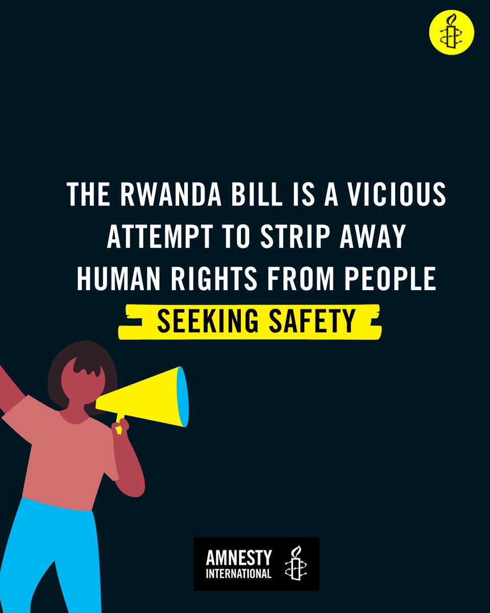 📣 The cruel #RwandaBill has been passed in the House of Commons. It is a new low in the UK government’s approach to refugee rights and blatantly disregards the Supreme Court’s rulings. But the fight for justice is not over. Share and amplify our collective call ✊