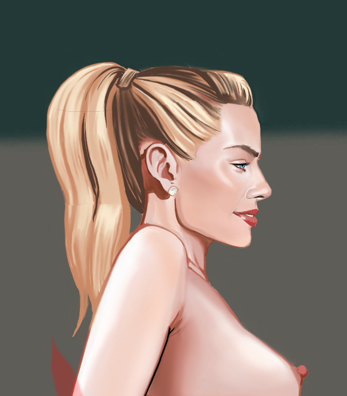 Futa420's tweet photo. Working on a new Margot Robbie inspired illustration. Join the patreon and help me decide how to finish the piece! https://t.co/rZrCpKgXSV https://t.co/OMSbUQtmFx