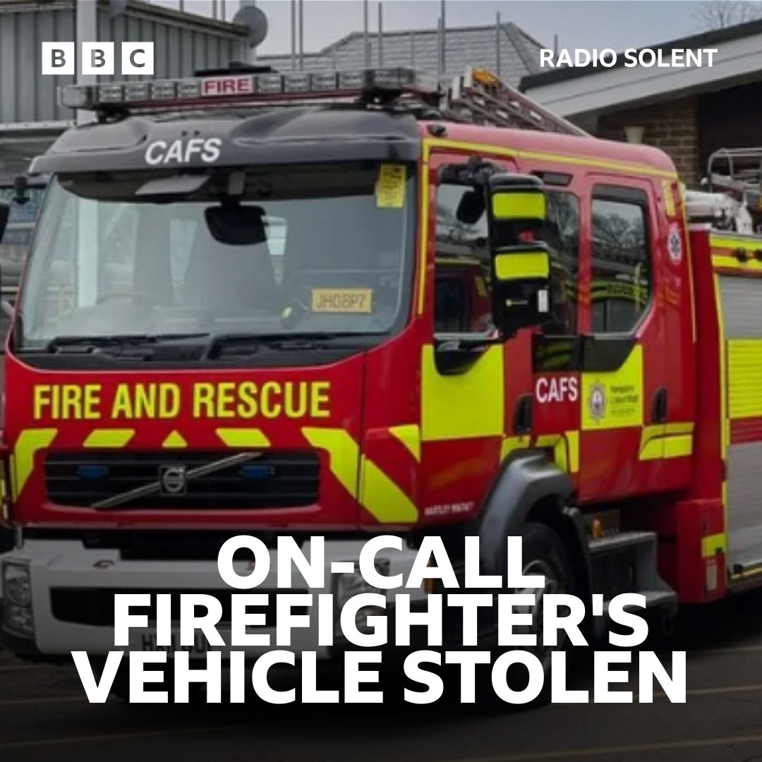 Firefighter's pickup truck stolen from Hampshire fire station. ➡bbc.in/47Fvy3V