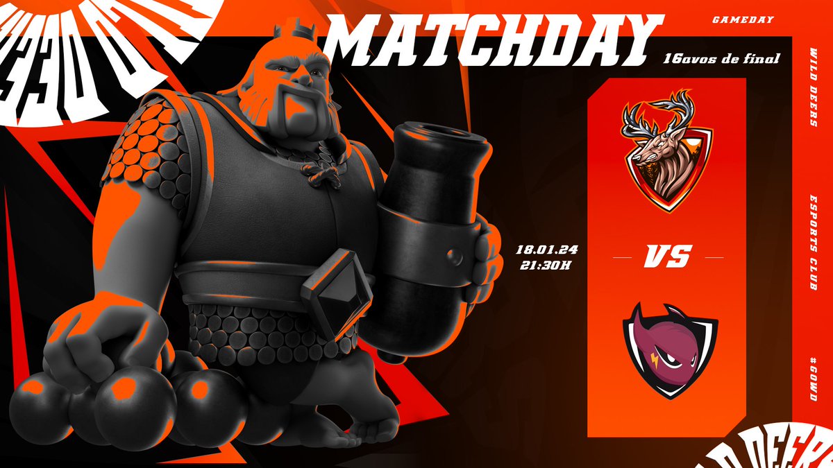 Wild Deers™🦌 (@deers_esports) on Twitter photo 🔴|MATCHDAY|🟠
Que alegría volver a encontrarnos con nuestros amigos "pequeños gigantes" , bonito cruce entre dos grandes equipos❤️🔥
•🏆 @CupRessaca
•🆚 <a href="/LittleGiantsLG/">Little Giants</a> 🇪🇦
•⚔️ 16avos de final
•🕤 21:30H🇪🇦
#ALWAYSWD🦌 🔴|MATCHDAY|🟠
Que alegría volver a encontrarnos con nuestros amigos "pequeños gigantes" , bonito cruce entre dos grandes equipos❤️🔥
•🏆 @CupRessaca
•🆚 <a href="/LittleGiantsLG/">Little Giants</a> 🇪🇦
•⚔️ 16avos de final
•🕤 21:30H🇪🇦
#ALWAYSWD🦌