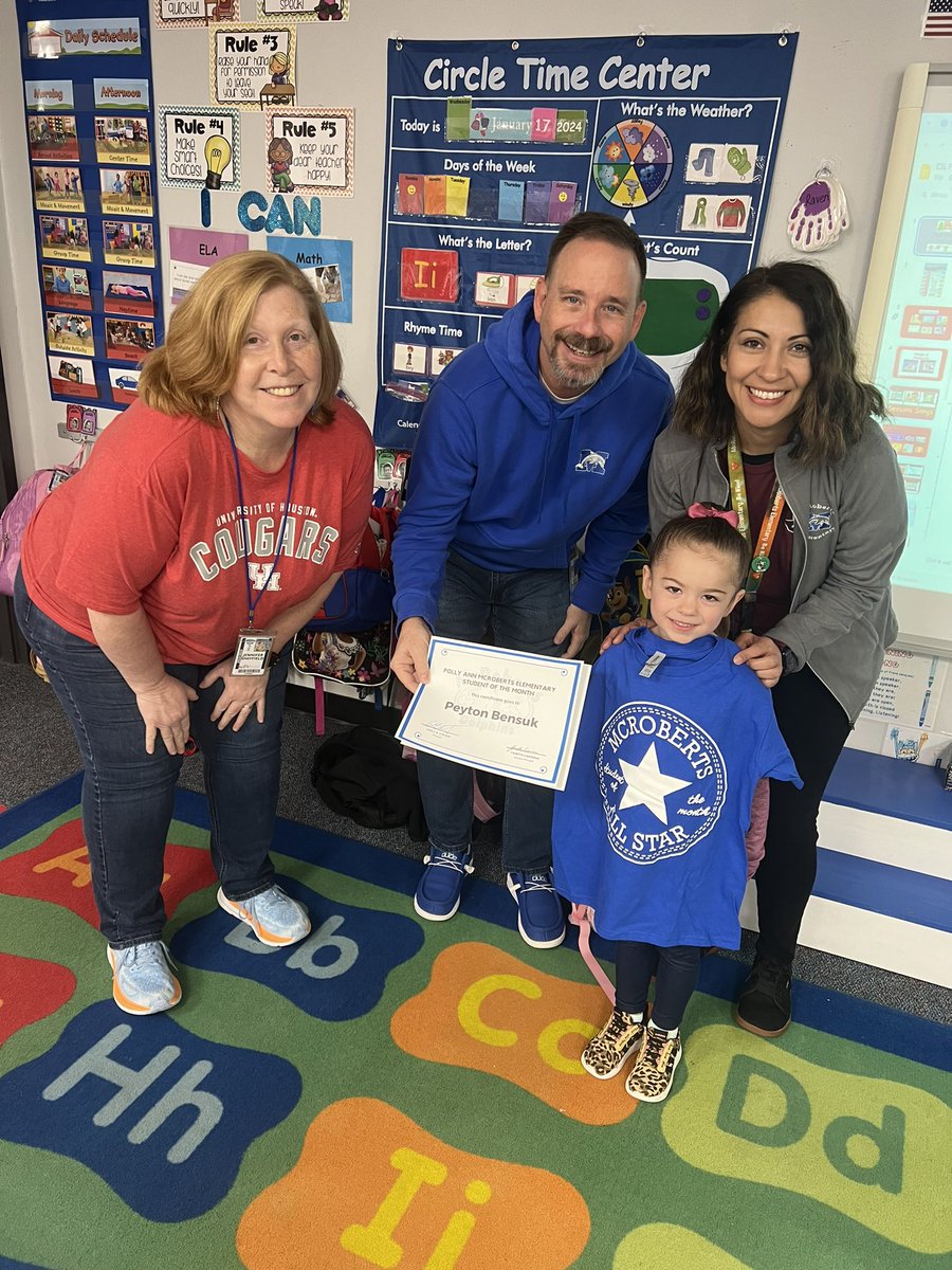 🌟 Prek student of the month is from our class <a href="/PME_Katyisd/">McRoberts Elementary</a> 🌟