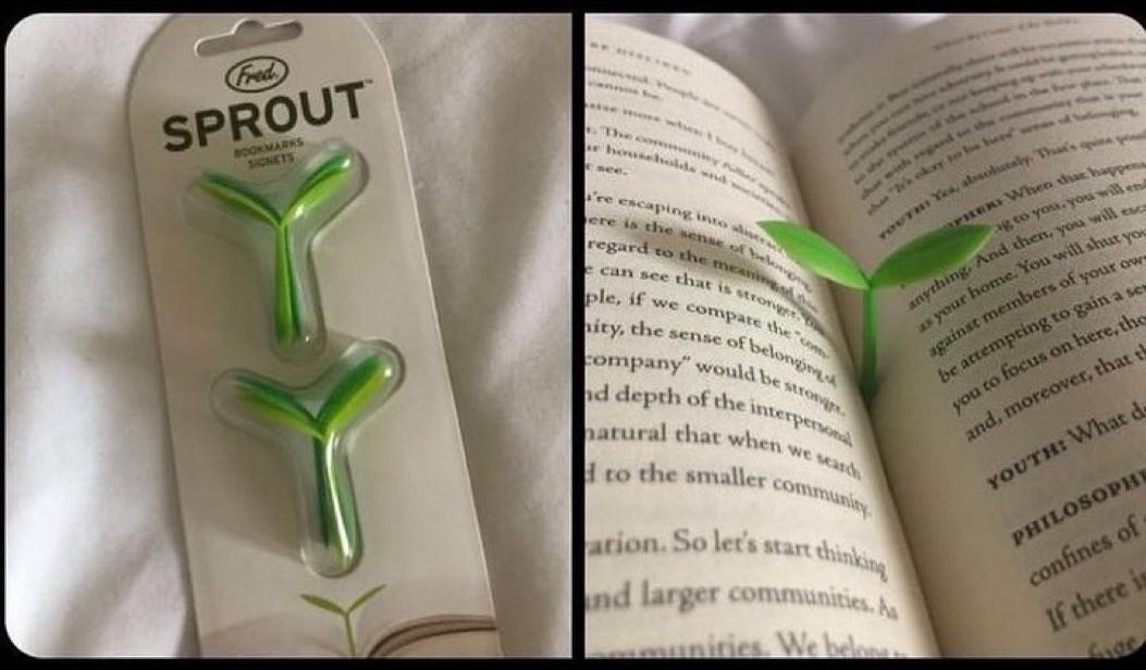 sprout bookmark 🌱