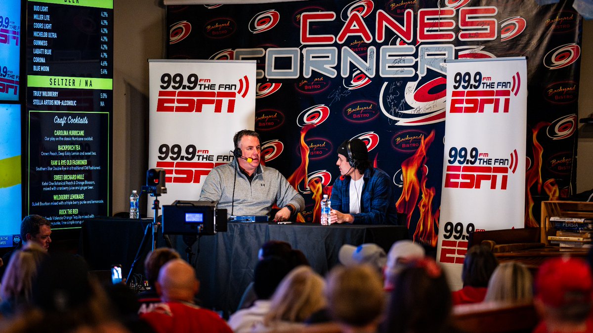 Canes's tweet photo. The entertainment never stops with Jarvy

Another fun #Canes Corner in the books 🎙️ https://t.co/buj5Rpj7RI