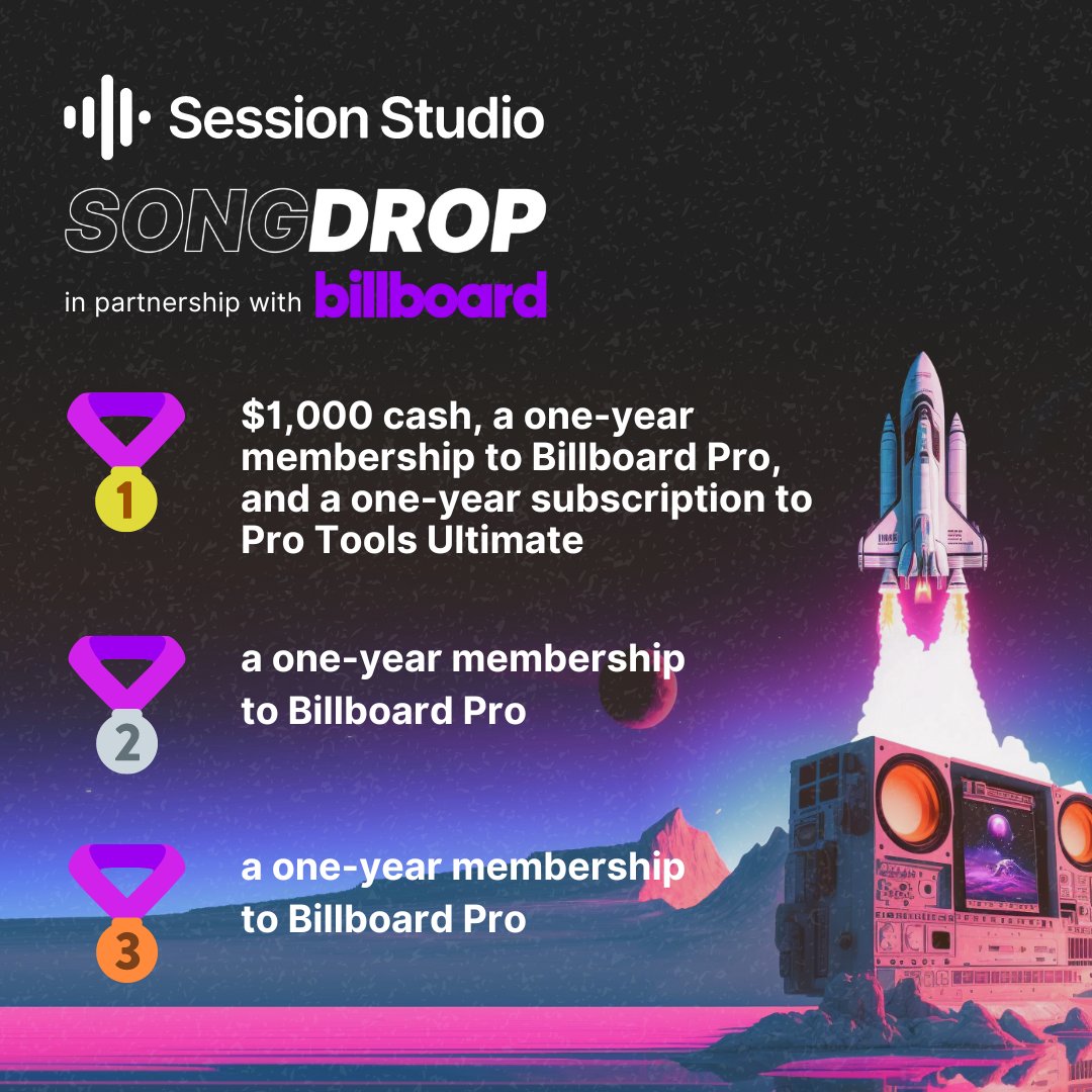 billboard (@billboard) on Twitter photo Calling all music creators 🌟🚨 Make your songs heard & enter <a href="/sessioncredit/">Session Studio</a>'s global song competition SongDrop — judged by Björn Ulvaeus of @ABBA — for the chance to win prizes worth over $2000!
Learn more: blbrd.cm/ah52eEC Calling all music creators 🌟🚨 Make your songs heard & enter <a href="/sessioncredit/">Session Studio</a>'s global song competition SongDrop — judged by Björn Ulvaeus of @ABBA — for the chance to win prizes worth over $2000!
Learn more: blbrd.cm/ah52eEC