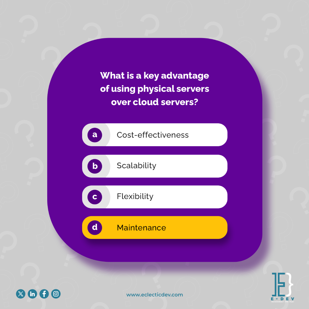 eclecticdeve's tweet image. Embracing the Cloud: What does cloud computing prioritize, setting it apart from traditional physical servers? Share your thoughts! ☁️💻

#e_dev #eclecticdevelopment #eclecticdesign #mobileapplication #application #mobiledevelopment #slack #cloudserver #physicalserver