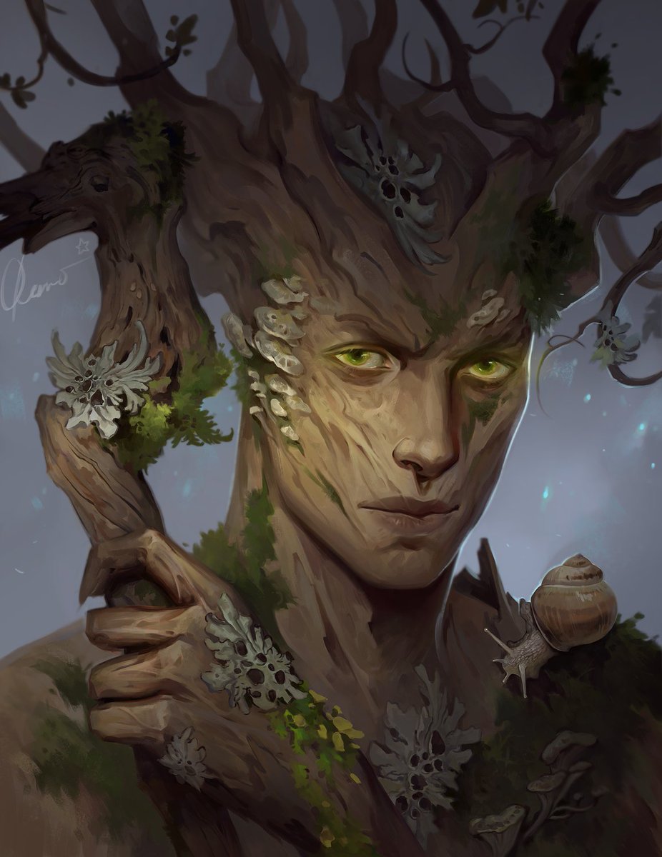 Erdarlorn, a tree-kin druid 🍂