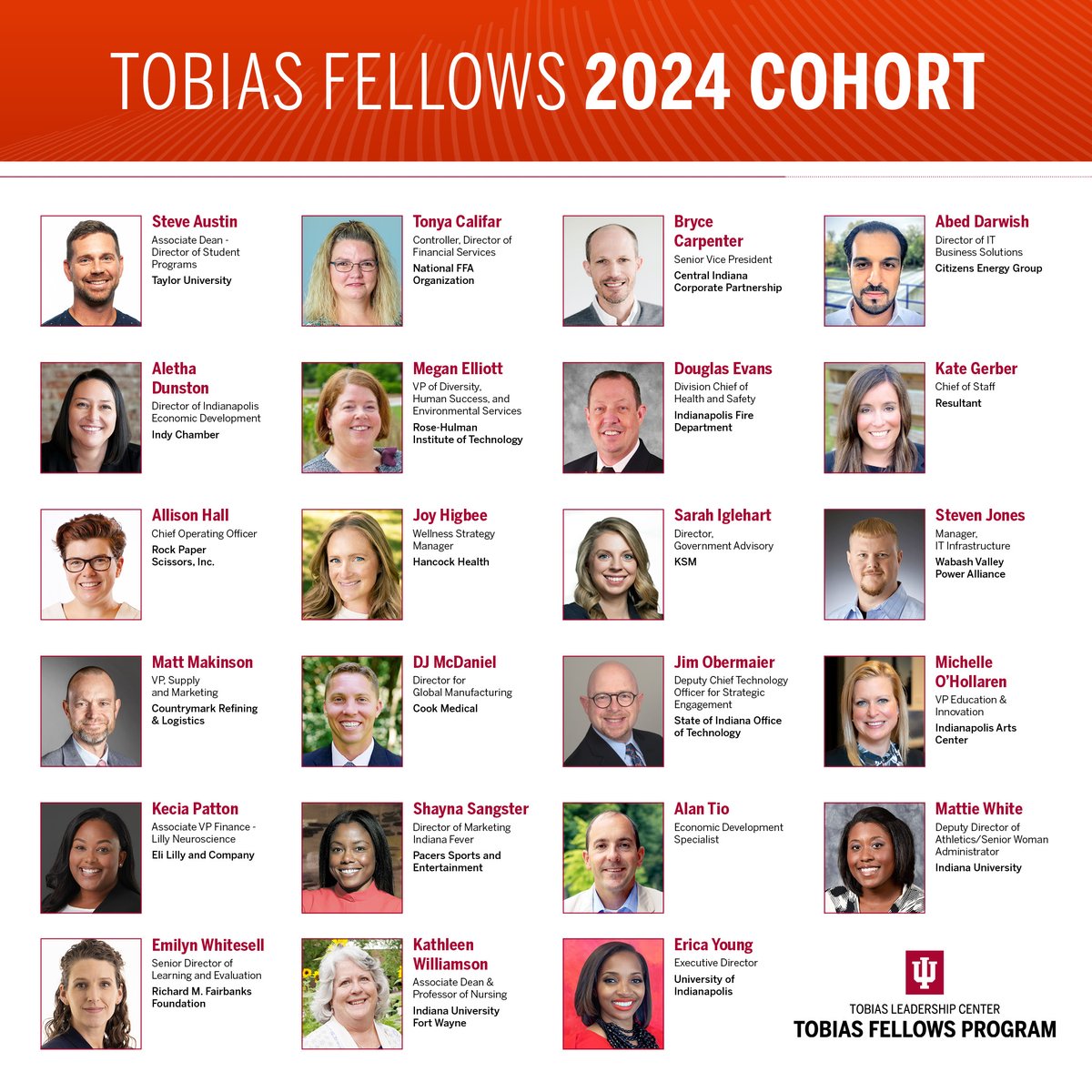 We're proud to introduce the 19th class of Tobias Fellows, a remarkable group of high-talent, seasoned leaders committed to enhancing their leadership skills. Discover more about this cohort & exclusive program: bit.ly/3HoWQB1 #LeadershipExcellence #TobiasFellows2024
