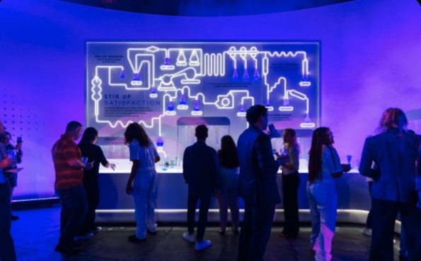 Pink Sparrow teamed up with ADVOC8 & Red Paper Heart to create an engaging experience for ECOLAB's Centennial celebration. 🎉  Additionally, we built a unique cocktail experience and an immersive LED presentation titled 'The Power of Water'. #ecolab100&nbsp #theimpactspark&nbsp